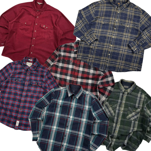 10 pc Heavy Winter Shirts