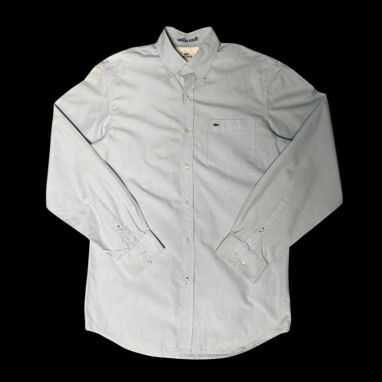 MEN'S VINTAGE LACOSTE BUTTON UP SHIRT SIZE L
