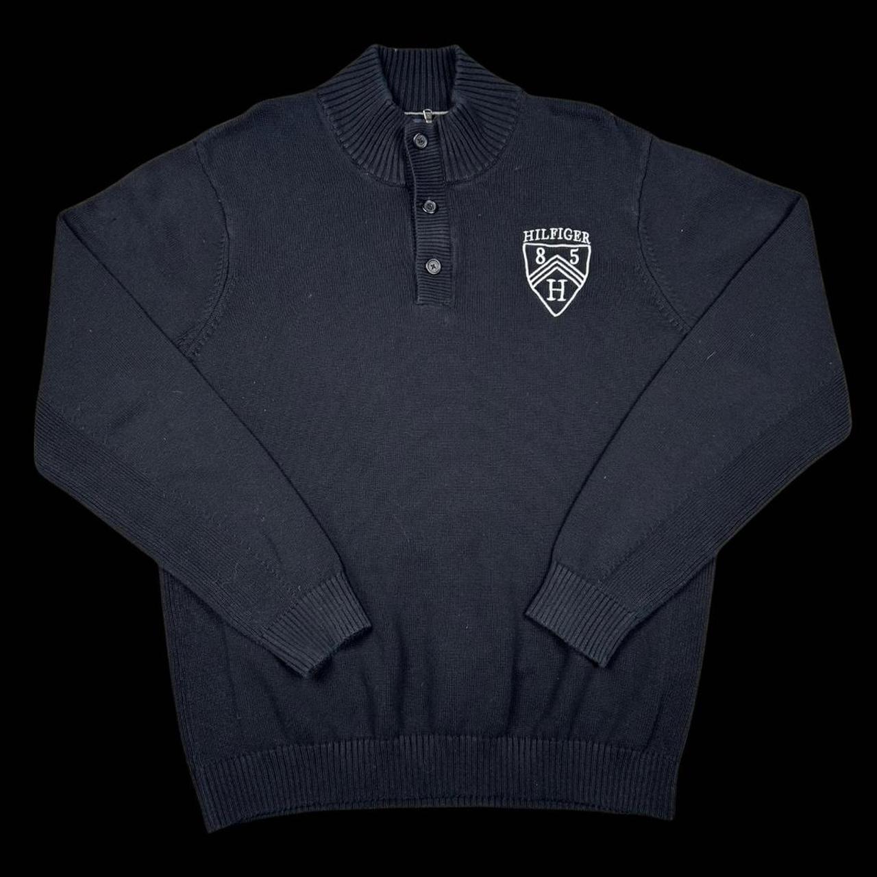 MEN'S VINTAGE TOMMY HILFIGER 1/4 ZIP JUMPER SIZE XL