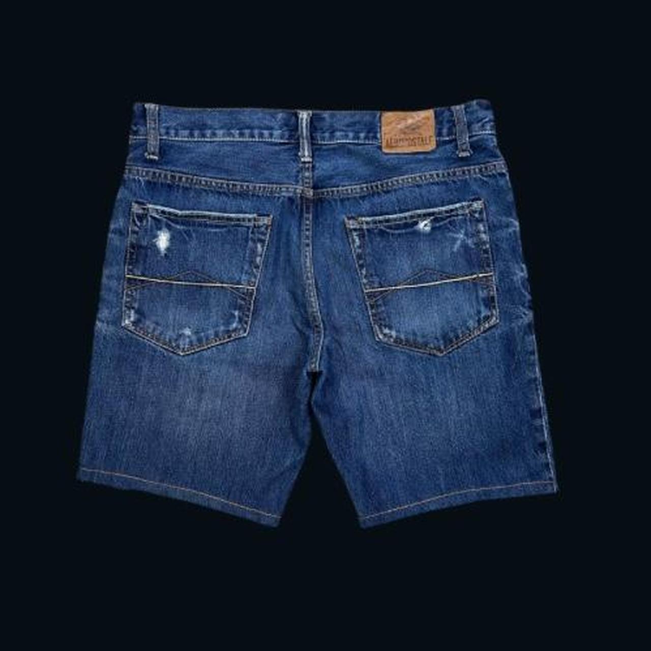 MEN'S Y2K AEROPOSTLE BAGGY DENIM JORTS W33 L18