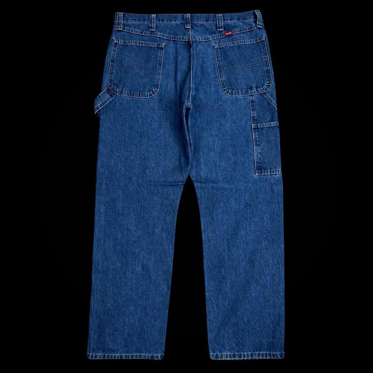 MEN'S VINTAGE WRANGLER STRAIGHT LEG CARPENTER JEANS W38 L32