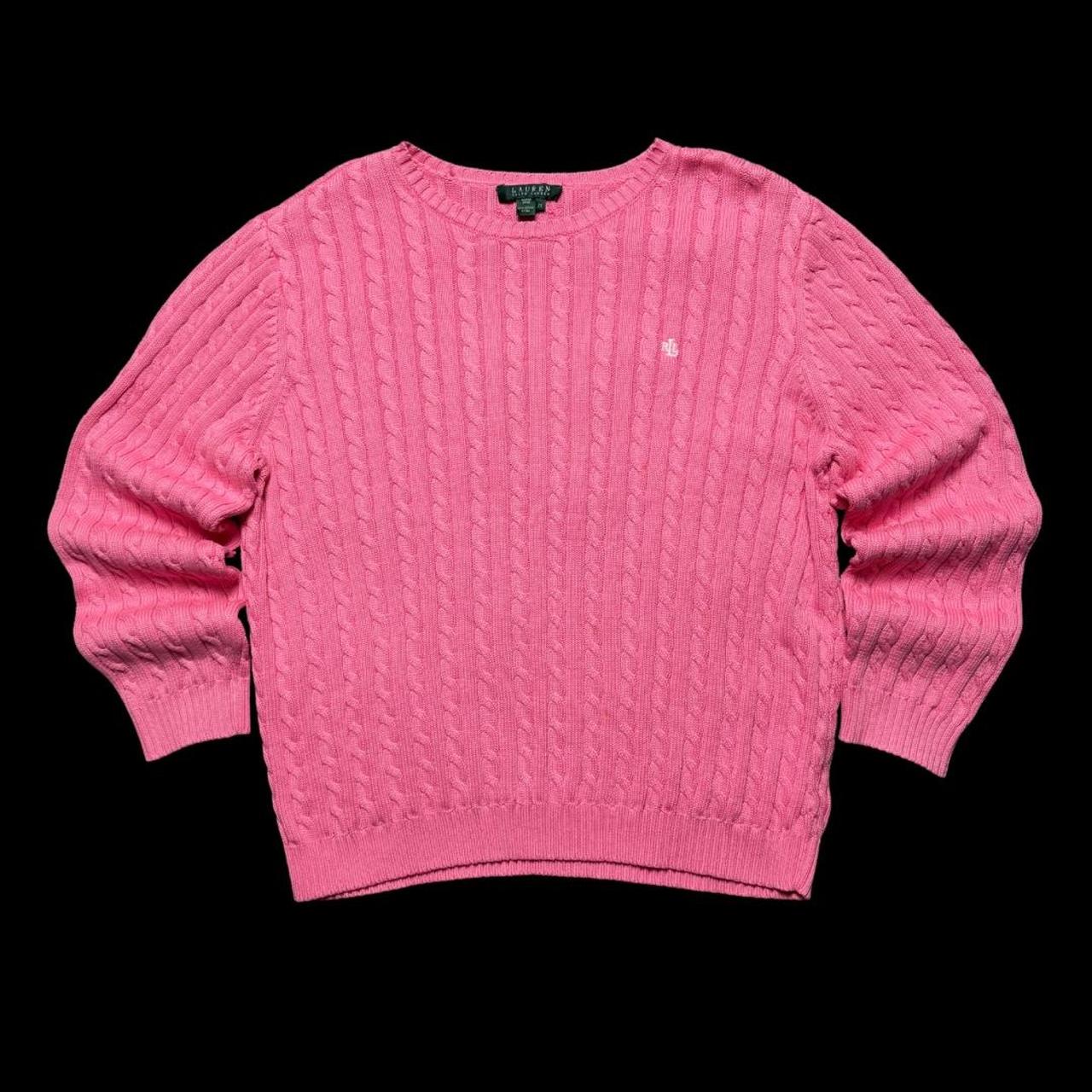 WOMEN'S LAUREN RALPH LAUREN CABLE KNIT JUMPER SIZE 2XL