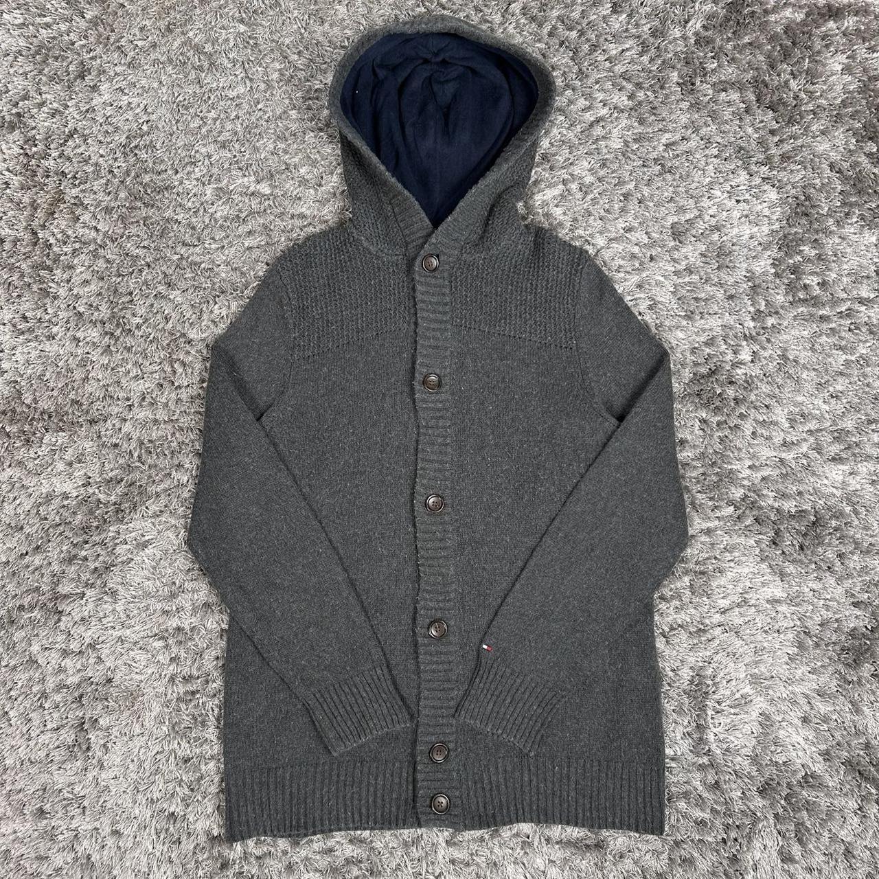 MEN'S VINTAGE TOMMY HILFIGER BUTTON UP JUMPER SIZE L