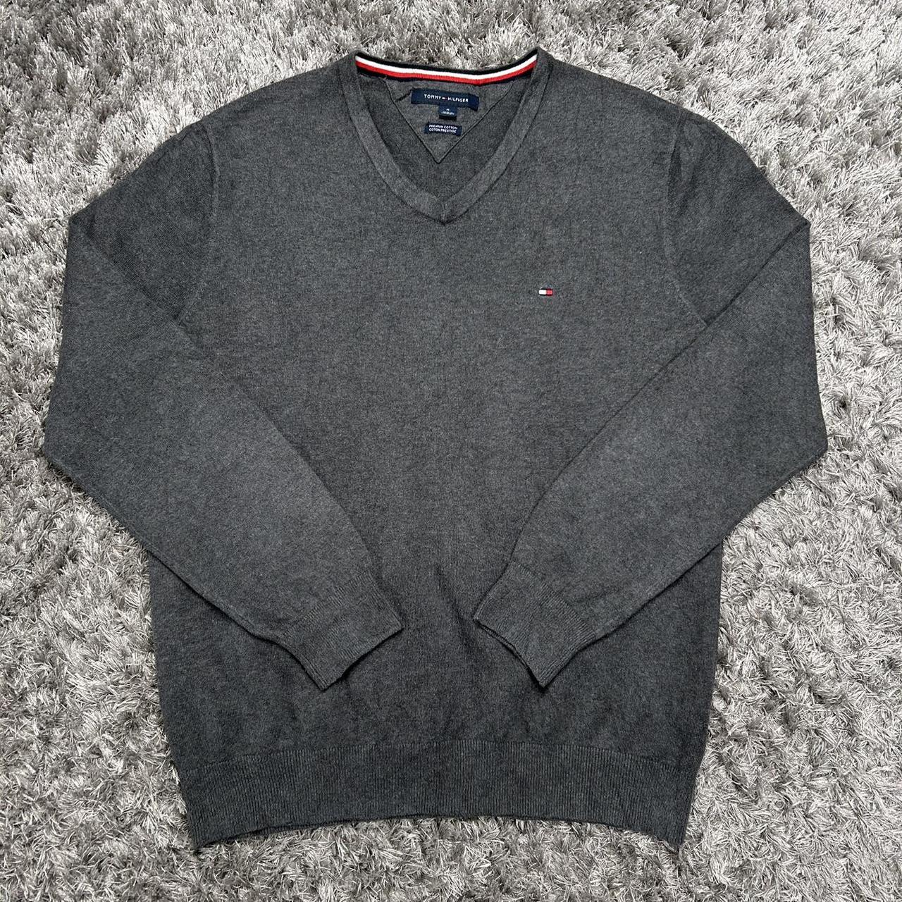 MEN'S VINTAGE TOMMY HILFIGER V NECK JUMPER SIZE M
