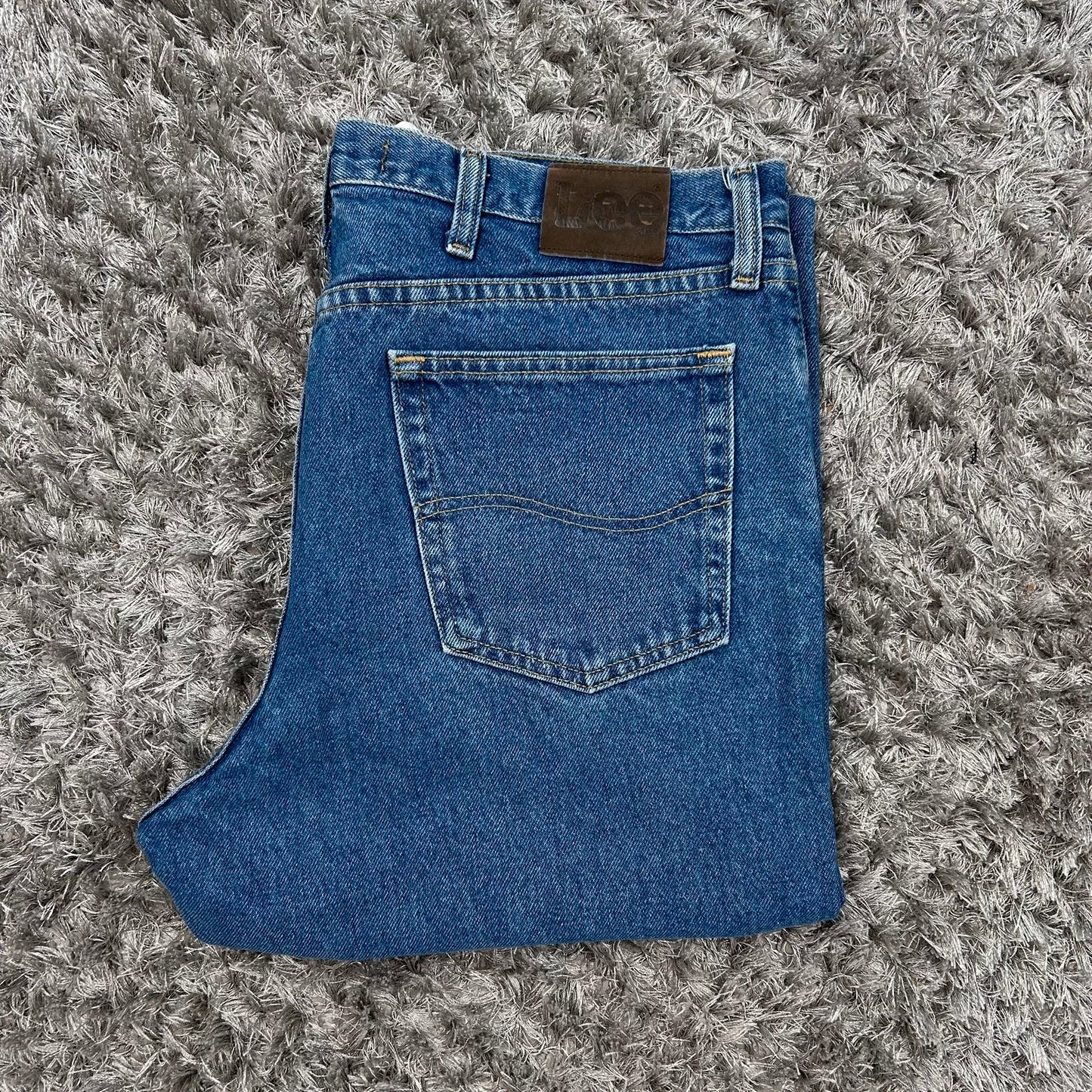 MEN'S VINTAGE LEE RELAXED FIT DENIM JEANS SIZE W36 L34