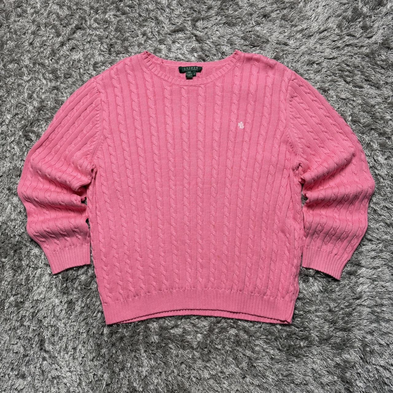 WOMEN'S LAUREN RALPH LAUREN CABLE KNIT JUMPER SIZE 2XL