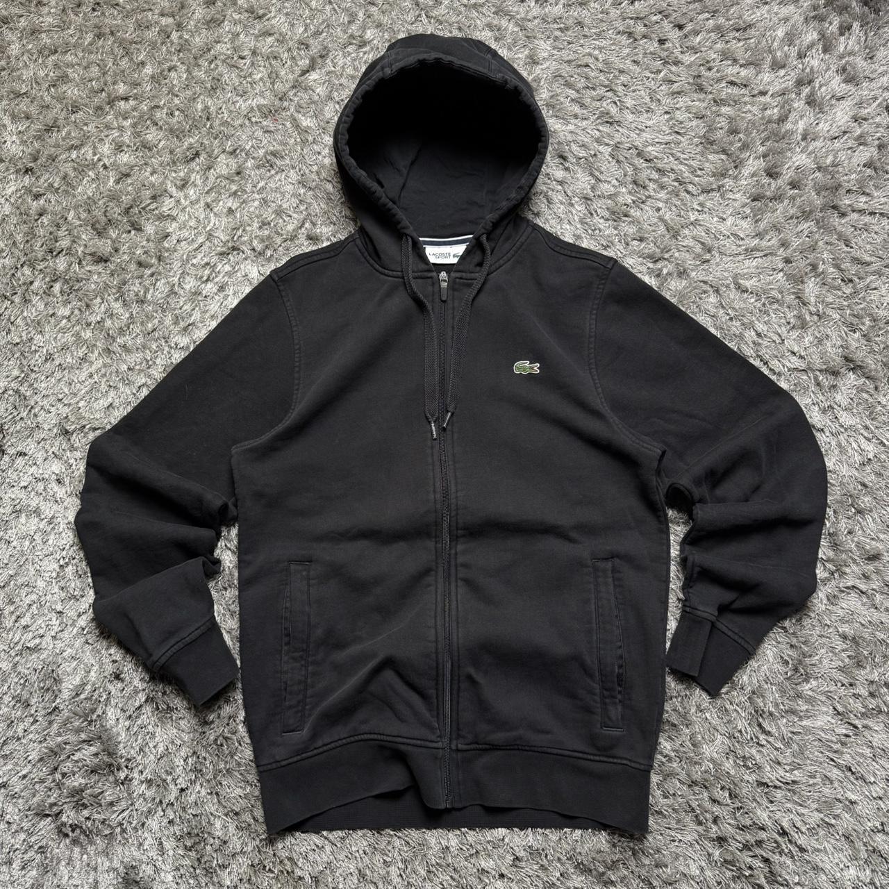 MEN'S VINTAGE LACOSTE FULL ZIP HOODIE SIZE S