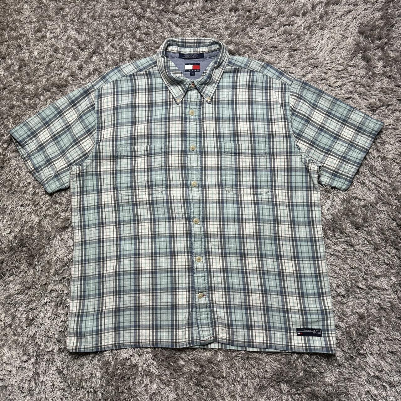 MEN'S TOMMY HILFIGER BUTTON UP SHIRT SIZE XL