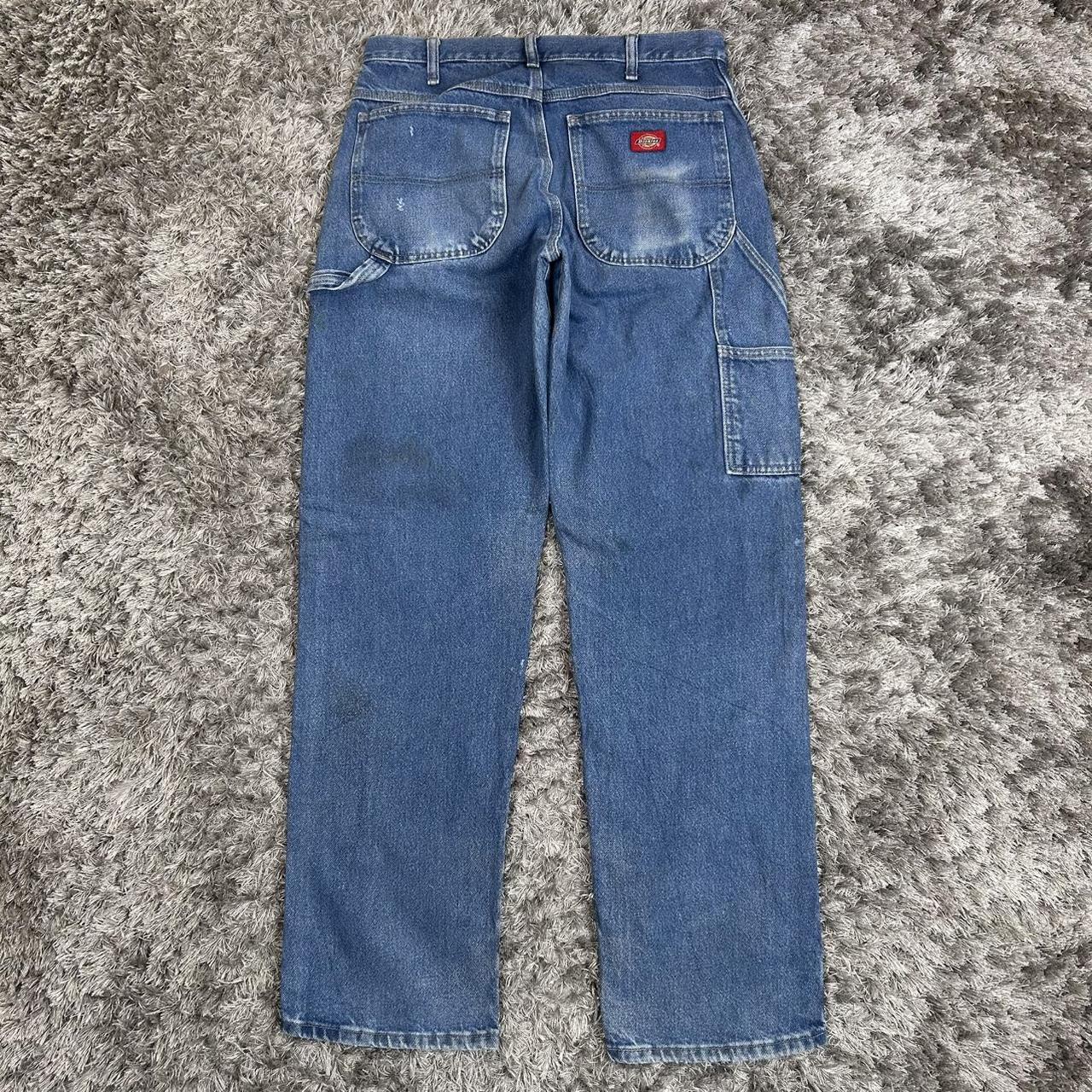 MEN'S DICKIES BAGGY CARPENTER JEANS W32 L34