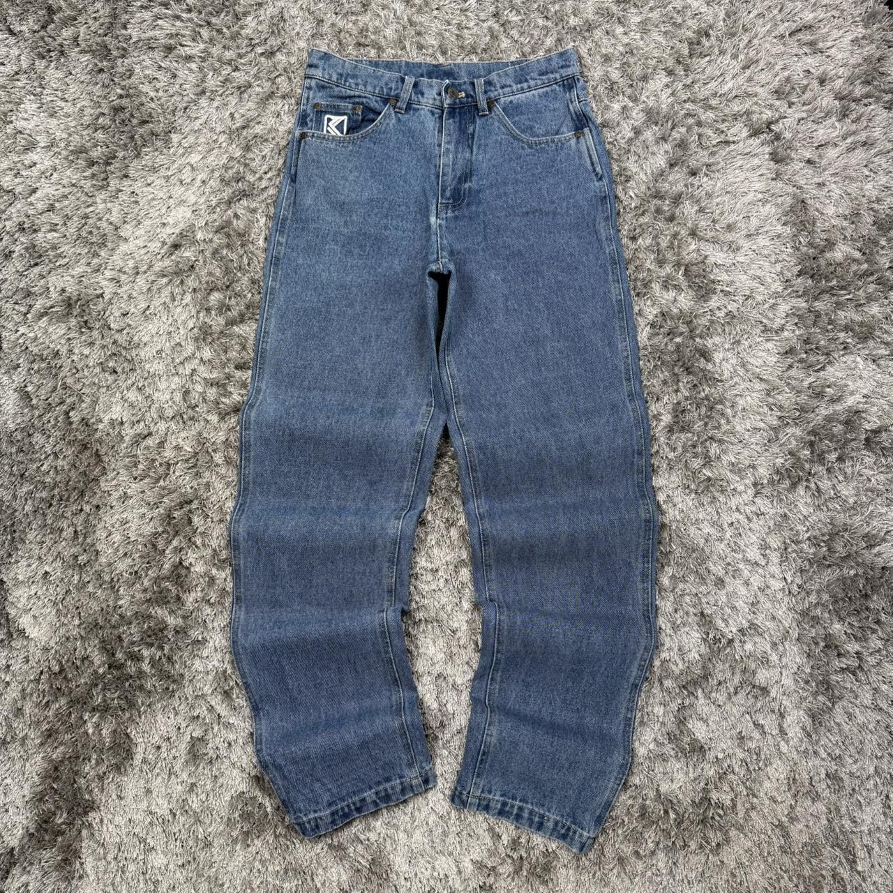 MEN'S KARL KANI GRAPHIC PRINT DENIM JEANS W29 L31