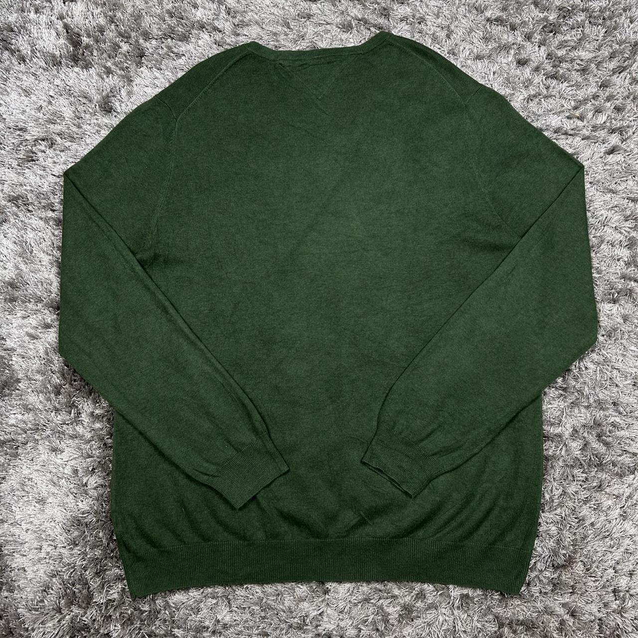 MEN'S VINTAGE TOMMY HILFIGER V NECK JUMPER SIZE XXL