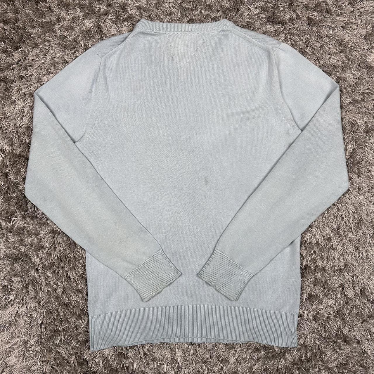 MEN'S VINTAGE TOMMY HILFIGER V NECK JUMPER SIZE XS