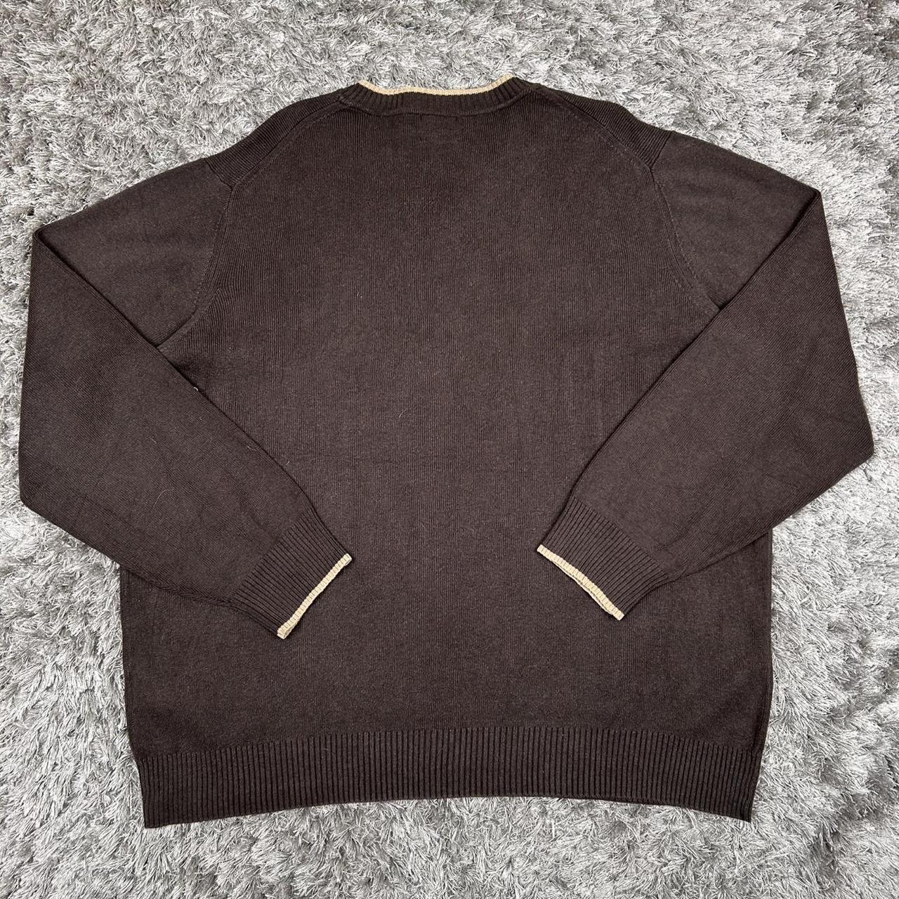 MEN'S VINTAGE TOMMY HILFIGER V NECK JUMPER SIZE XL