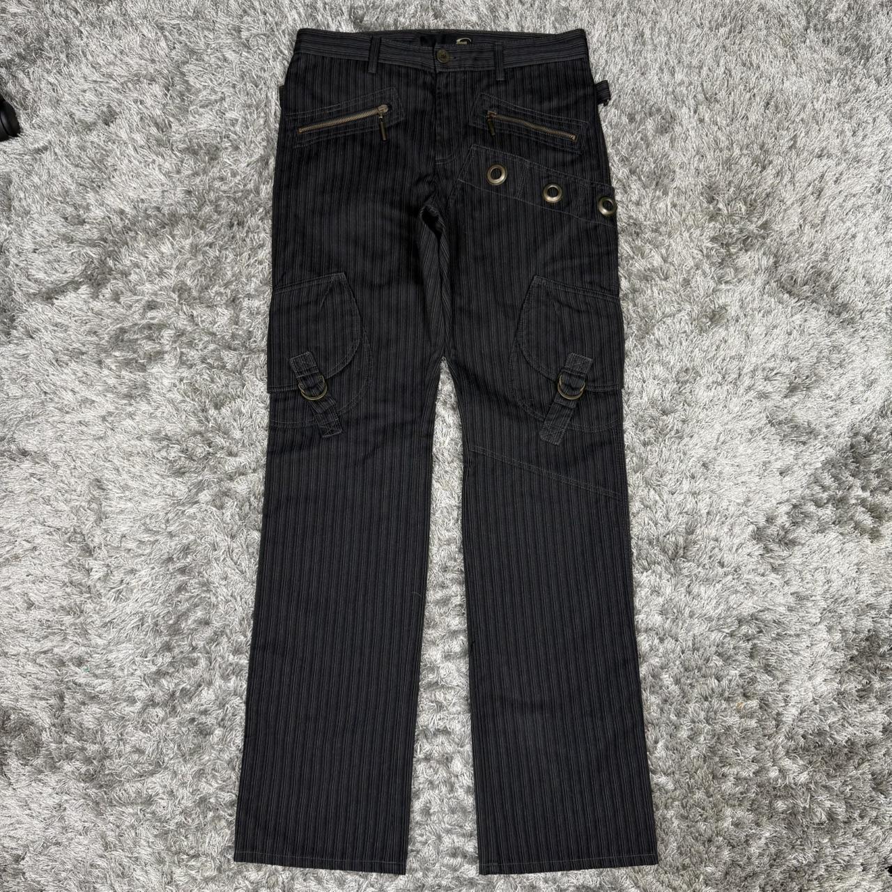 MEN'S ARCHIVAL CLOTHING X JUST CAVALLI BONDAGE PANTS W32 L34