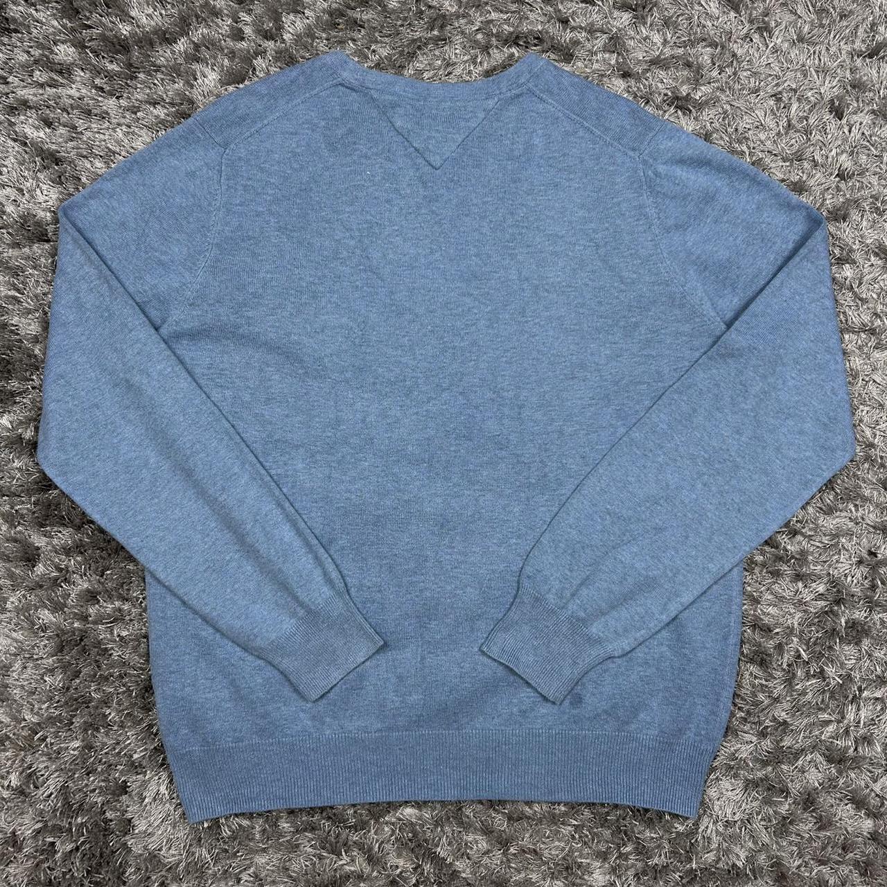 MEN'S VINTAGE TOMMY HILFIGER V NECK JUMPER SIZE S