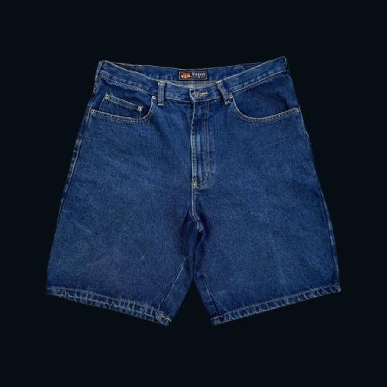 MEN'S Y2K ROUTE 66 BAGGY DENIM JORTS W34 L22