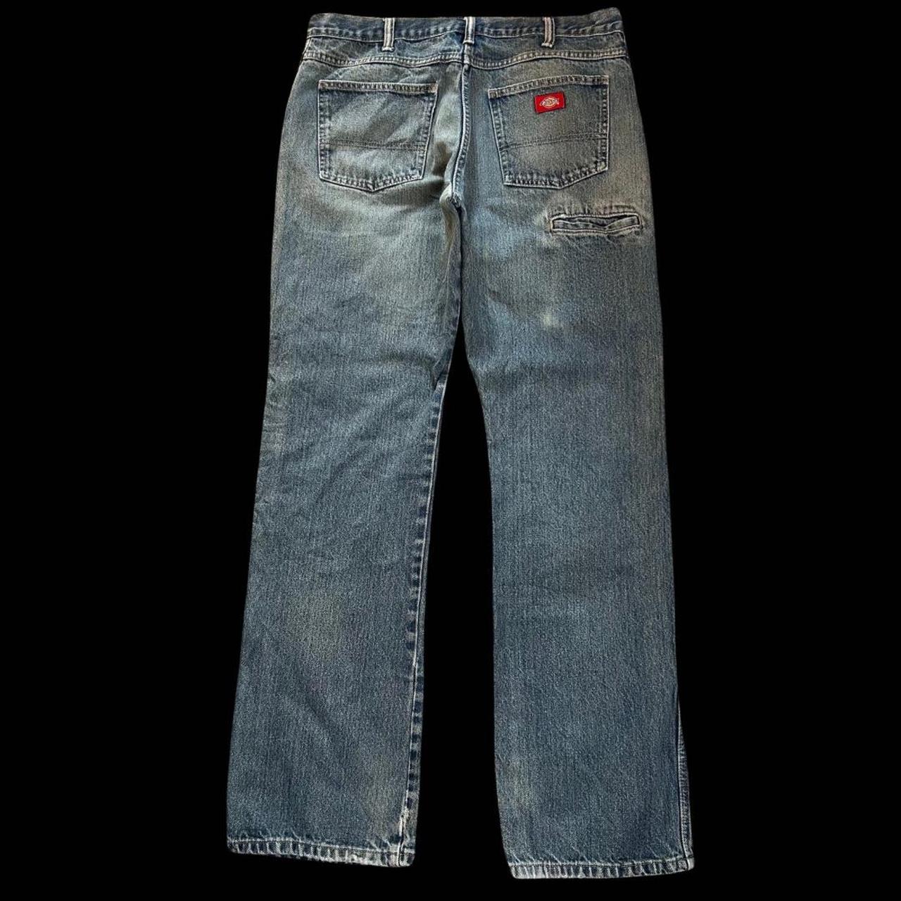 MEN'S DICKIES FADED DENIM JEANS W34 L32