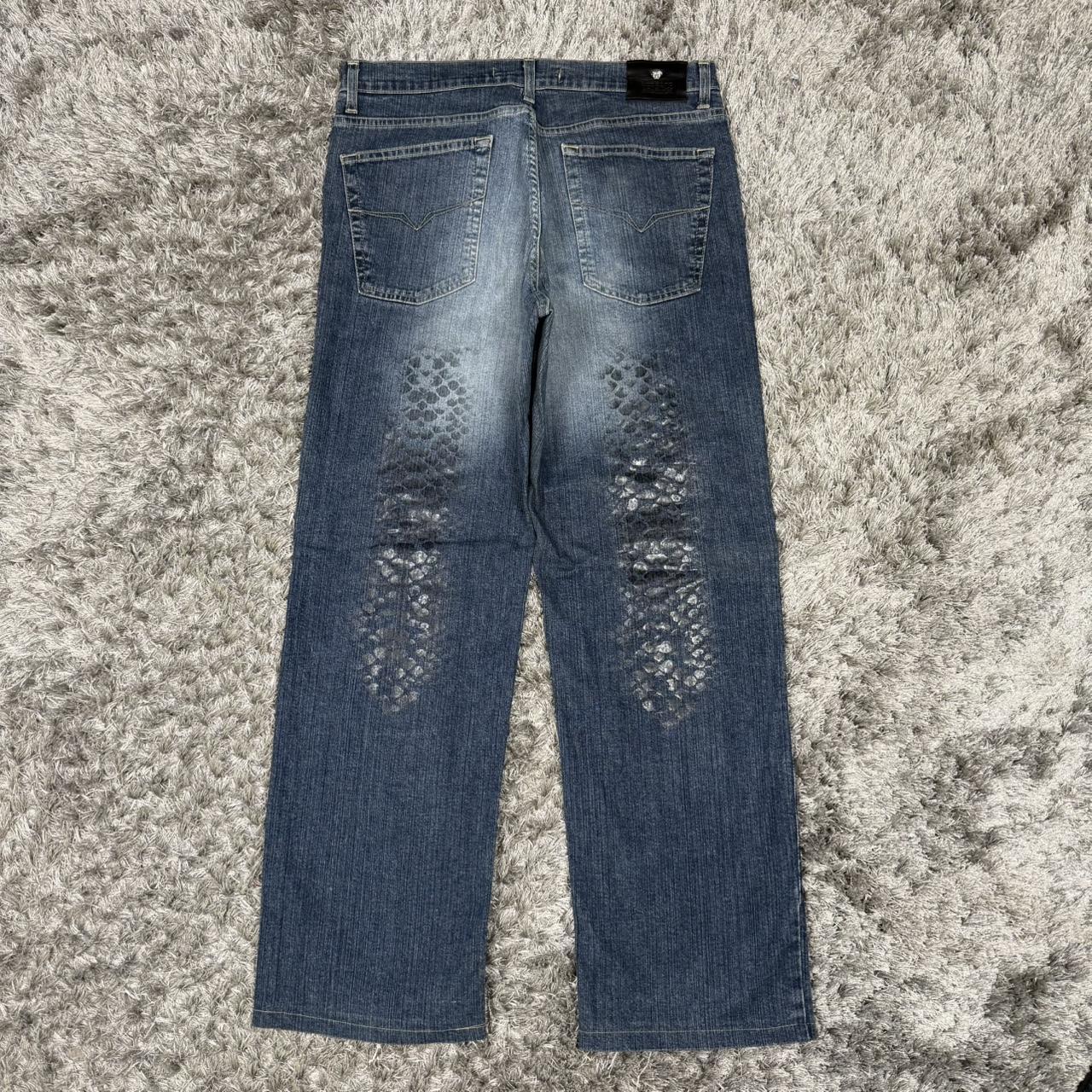 MEN'S VERSACE STRAIGHT LEG DENIM JEANS W36 L30