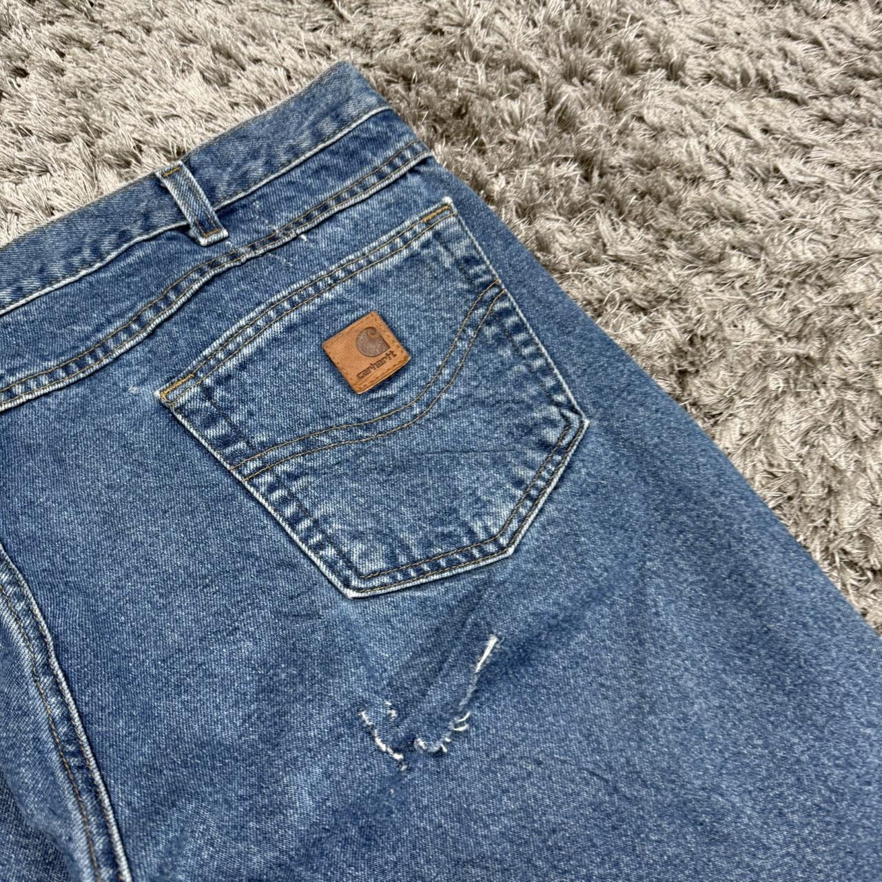 MEN'S CARHARTT BAGGY DENIM JEANS W42 L28