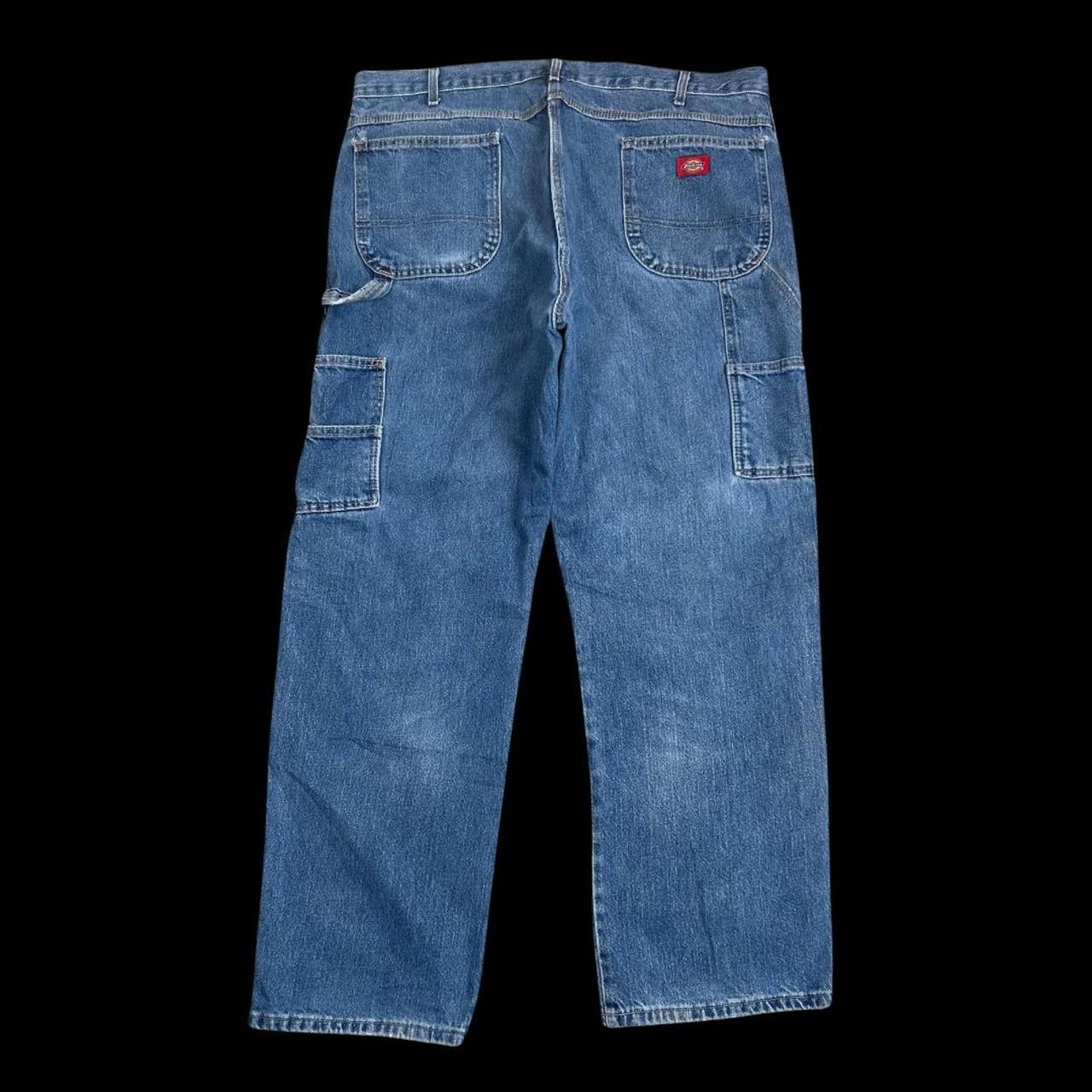 MEN'S DICKIES BAGGY DOUBLE KNEE CARPENTER JEANS W40 L32