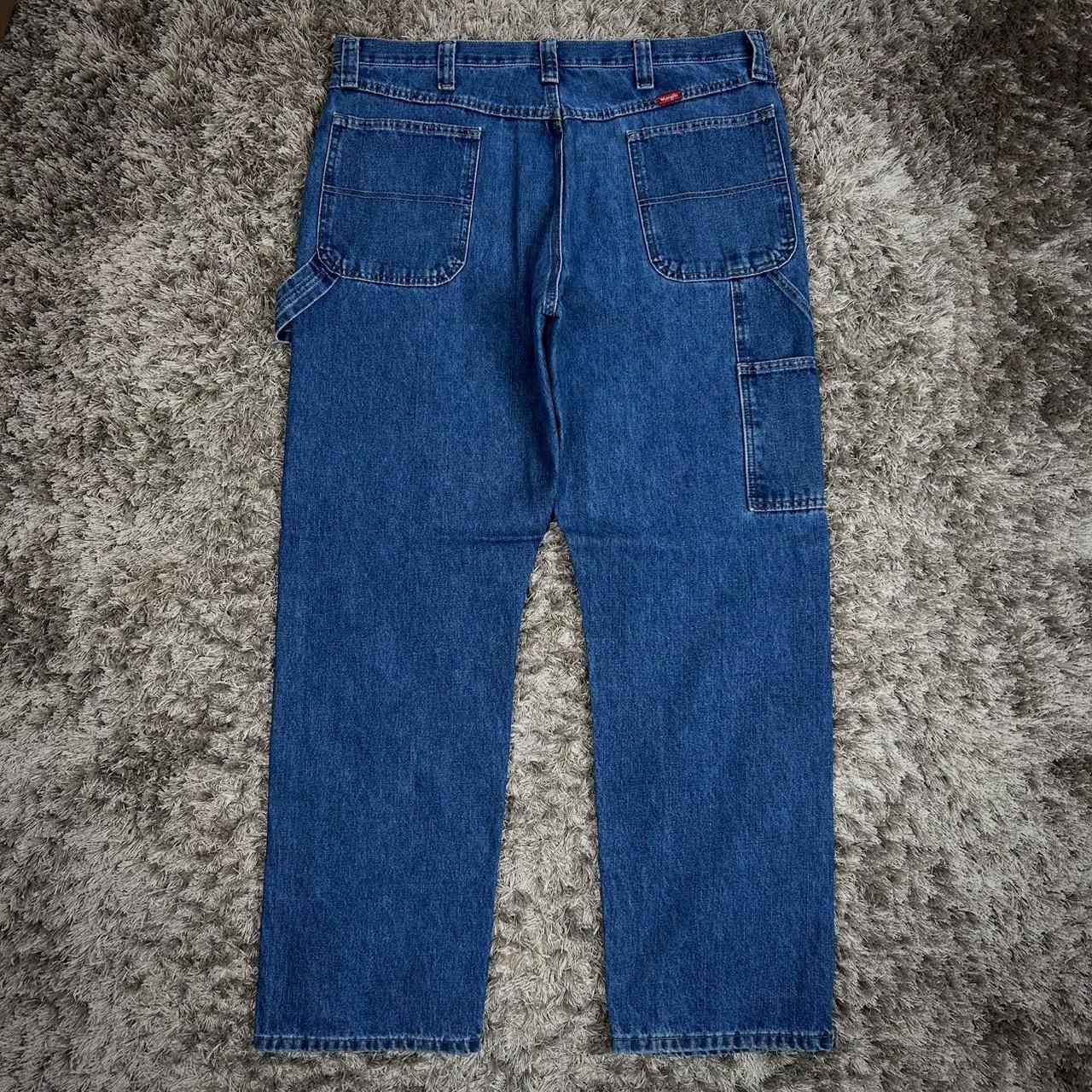 MEN'S VINTAGE WRANGLER STRAIGHT LEG CARPENTER JEANS W38 L32
