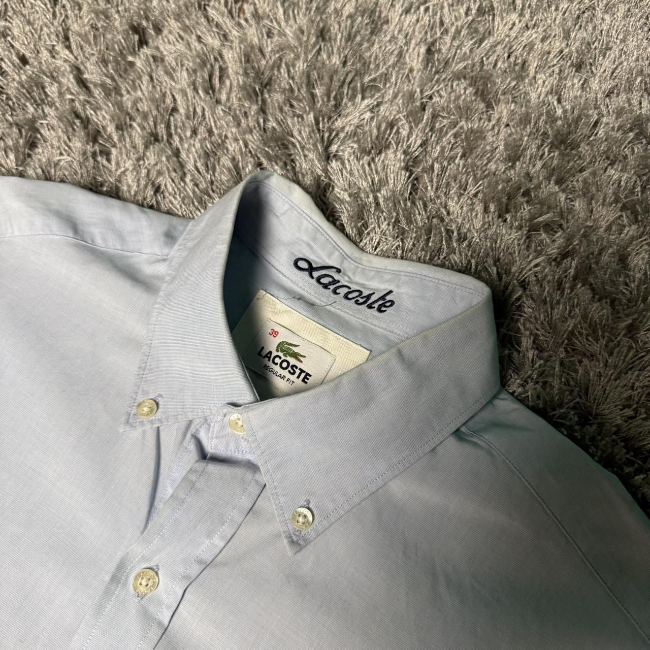 MEN'S VINTAGE LACOSTE BUTTON UP SHIRT SIZE L