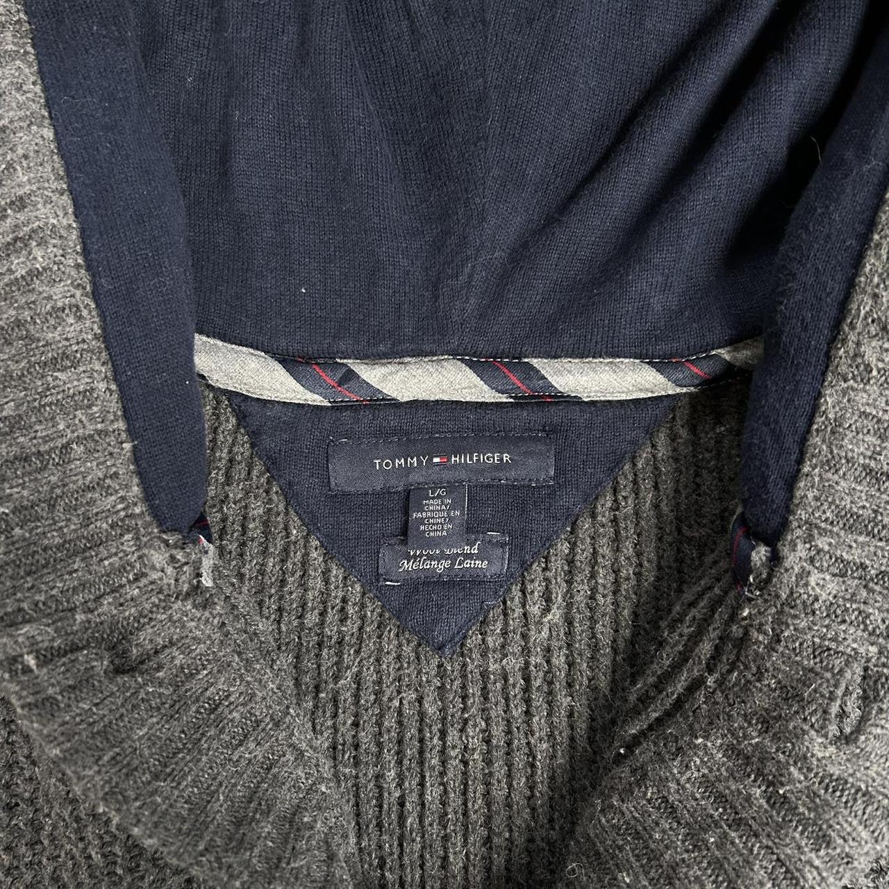 MEN'S VINTAGE TOMMY HILFIGER BUTTON UP JUMPER SIZE L
