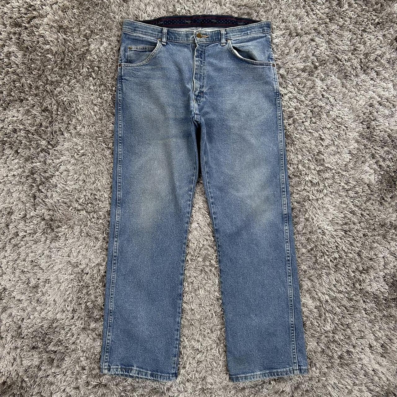MEN'S VINTAGE WRANGLER STRAIGHT LEG JEANS SIZE W34 L29