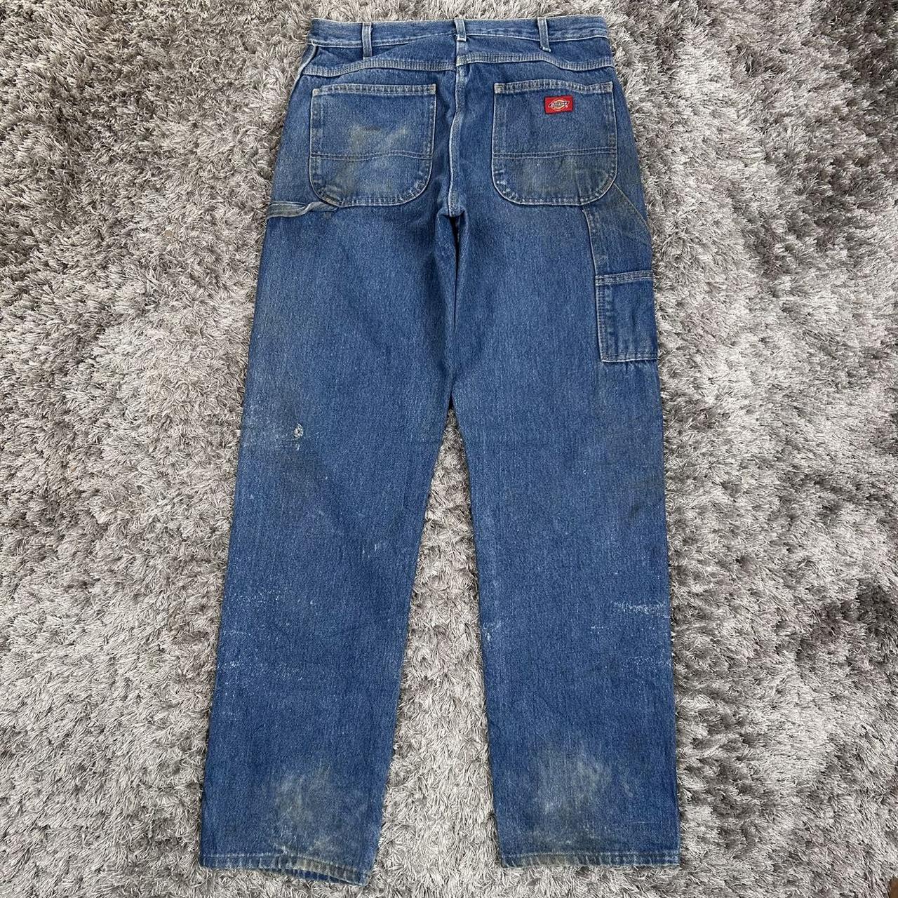 MEN'S DICKIES BAGGY CARPENTER JEANS W34 L32