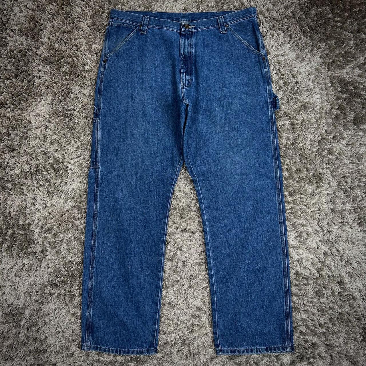 MEN'S VINTAGE WRANGLER STRAIGHT LEG CARPENTER JEANS W38 L32