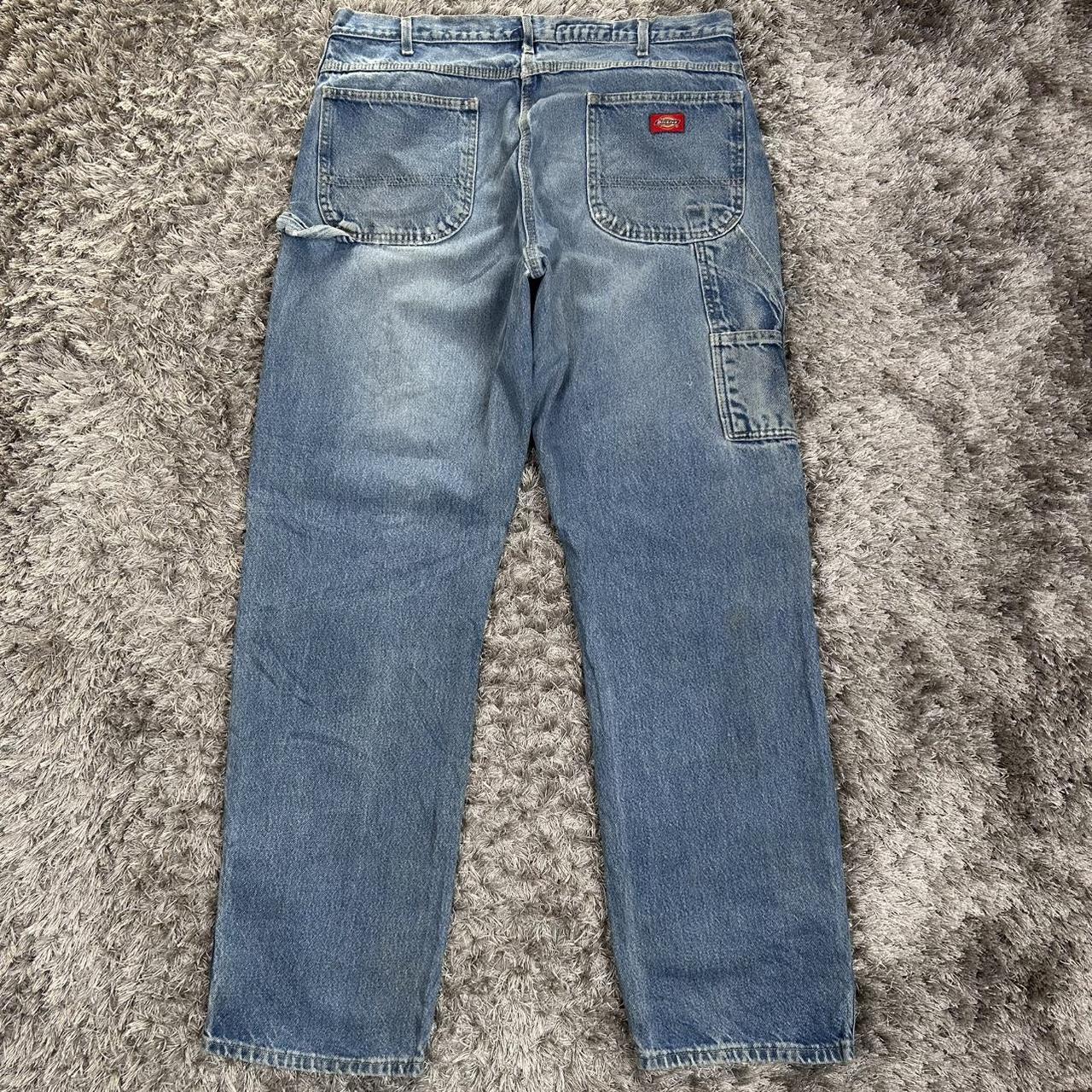 MEN'S DICKIES BAGGY CARPENTER JEANS W36 L34