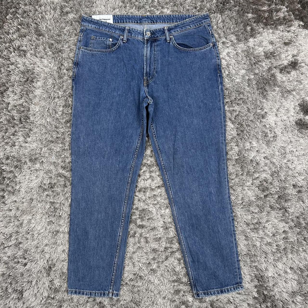 MEN'S H&M RELAXED FIT DENIM JEANS W36 L32