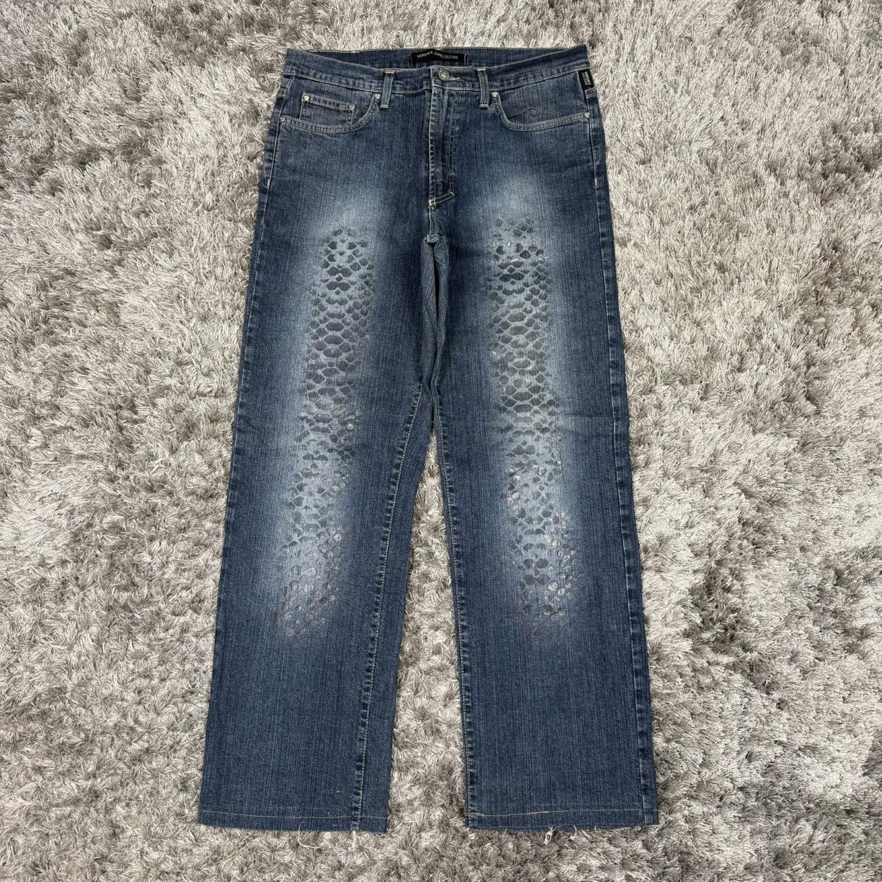 MEN'S VERSACE STRAIGHT LEG DENIM JEANS W36 L30
