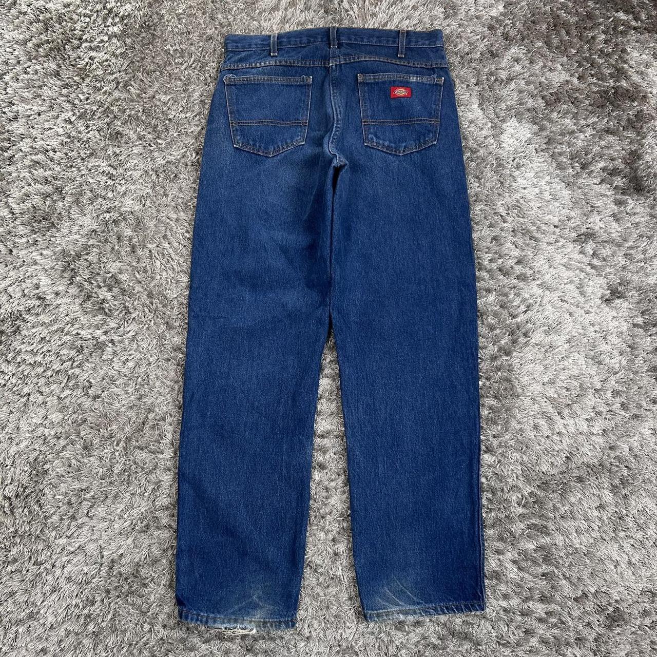 MEN'S DICKIES BAGGY DENIM JEANS W34 L32