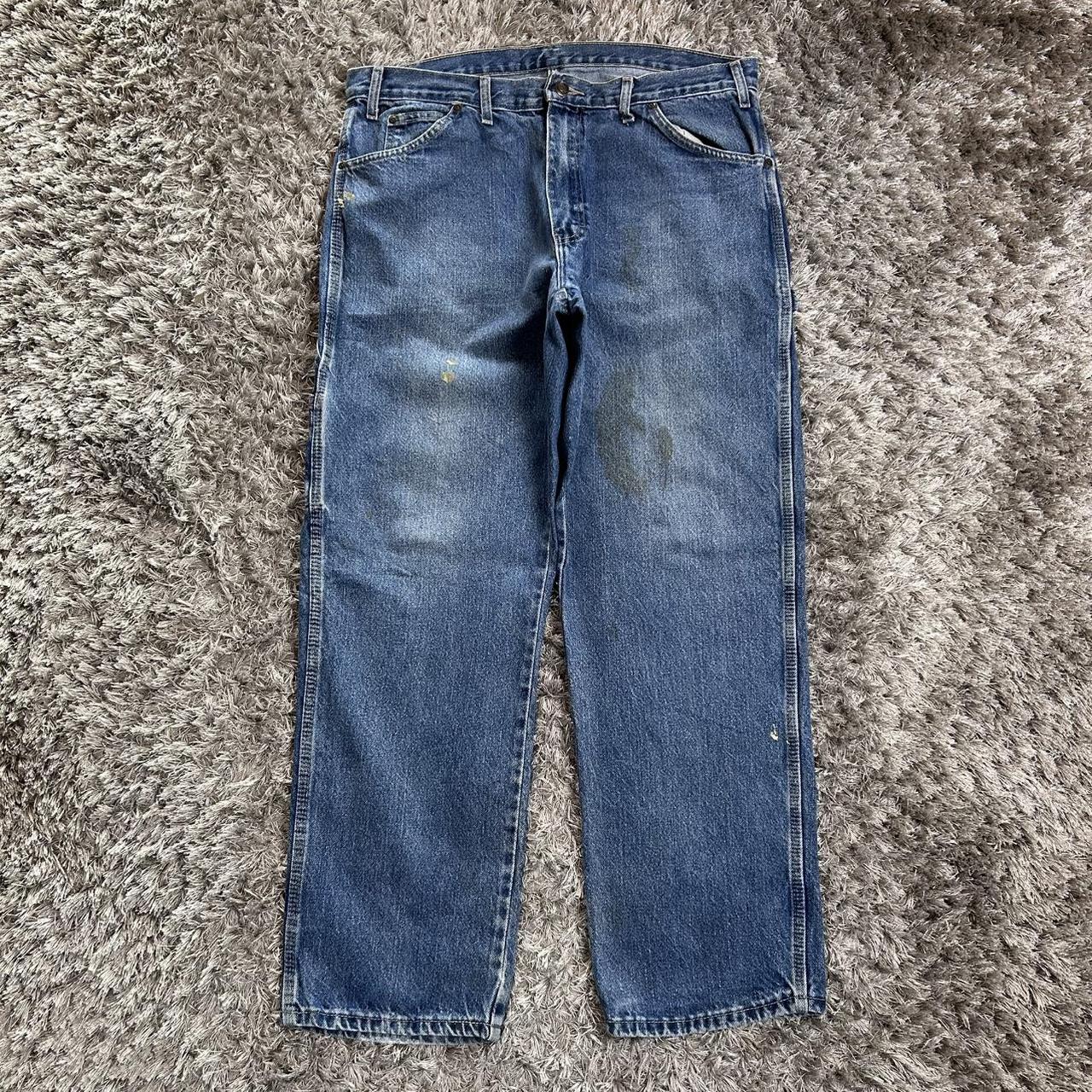 MEN'S DICKIES BAGGY DENIM JEANS W36 L30