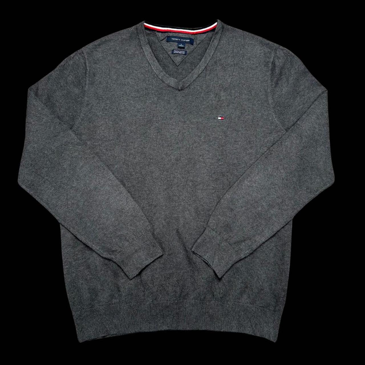 MEN'S VINTAGE TOMMY HILFIGER V NECK JUMPER SIZE M