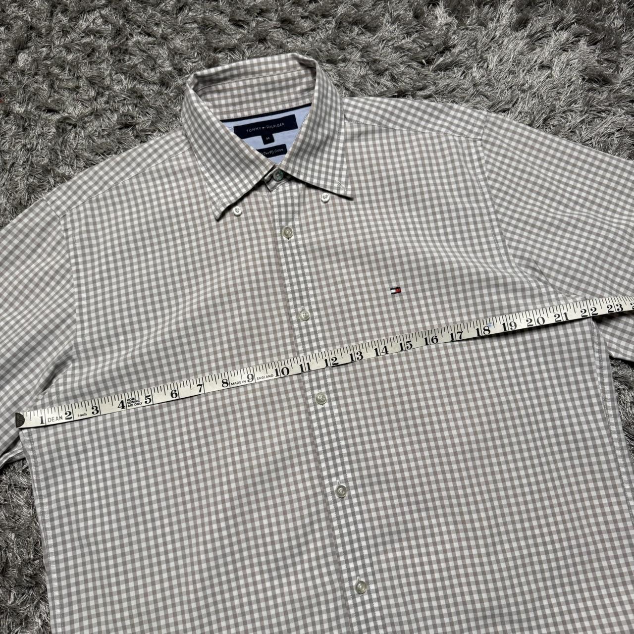MEN'S TOMMY HILFIGER CHECK BUTTON UP SHIRT SIZE M