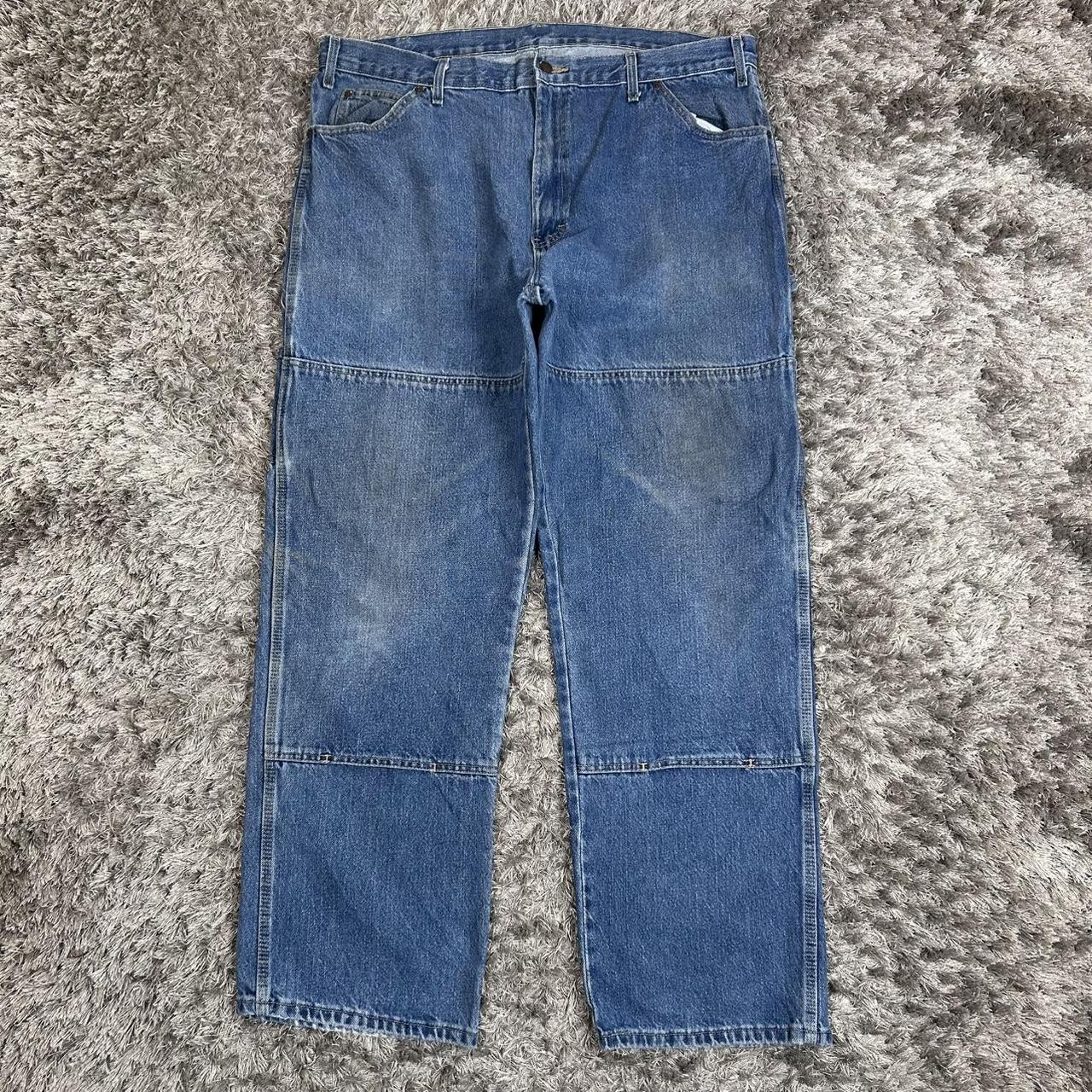 MEN'S DICKIES BAGGY DOUBLE KNEE CARPENTER JEANS W40 L32