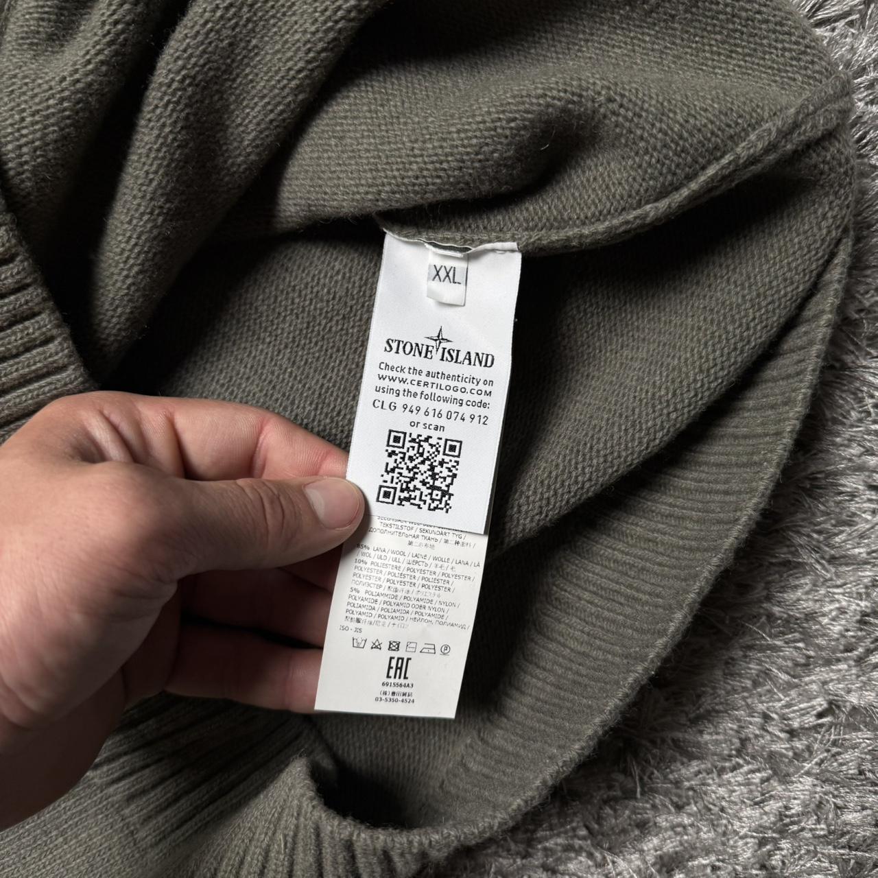 MEN'S STONE ISLAND HEAVY KNIT JUMPER SIZE XL