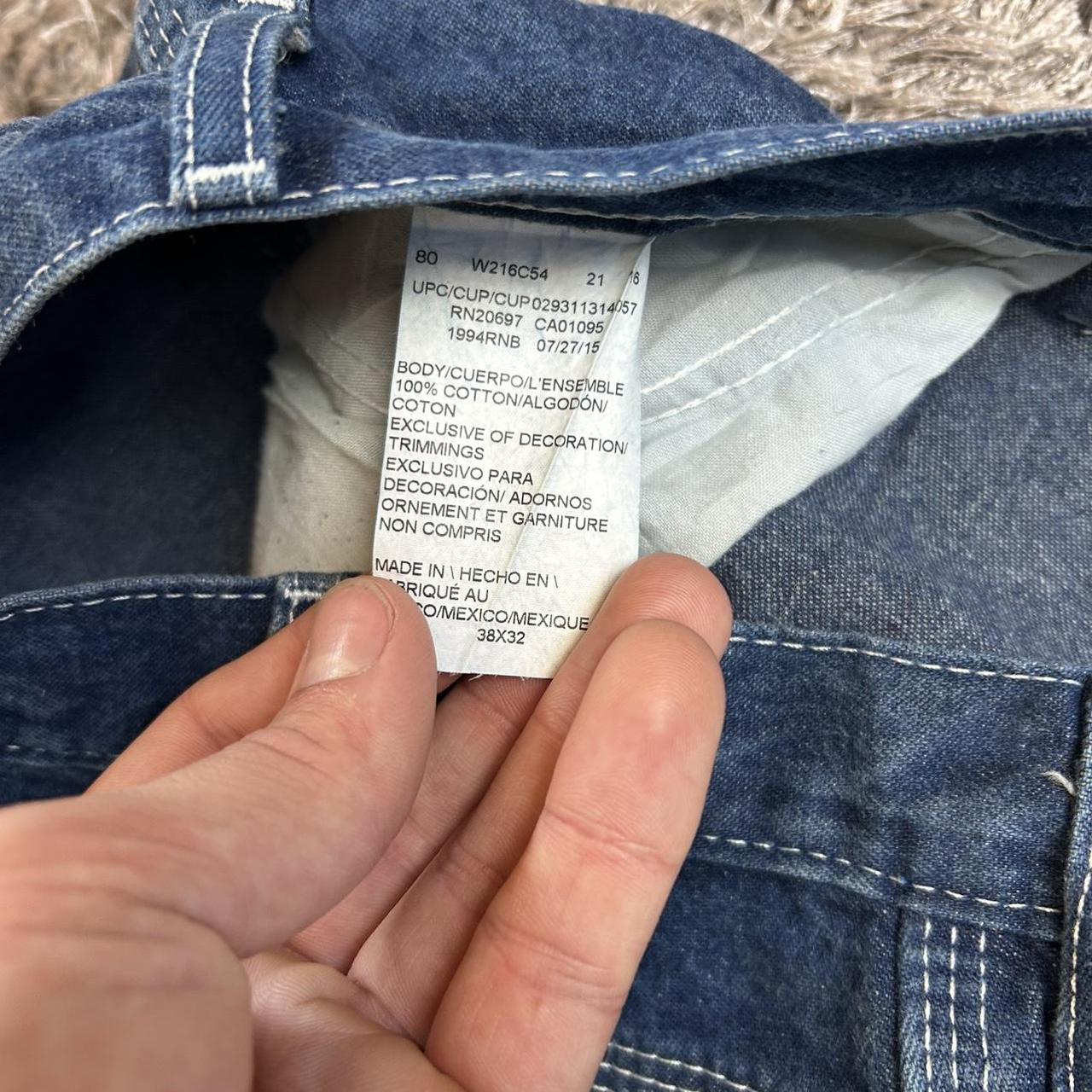MEN'S DICKIES BAGGY CARPENTER JEANS W38 L32