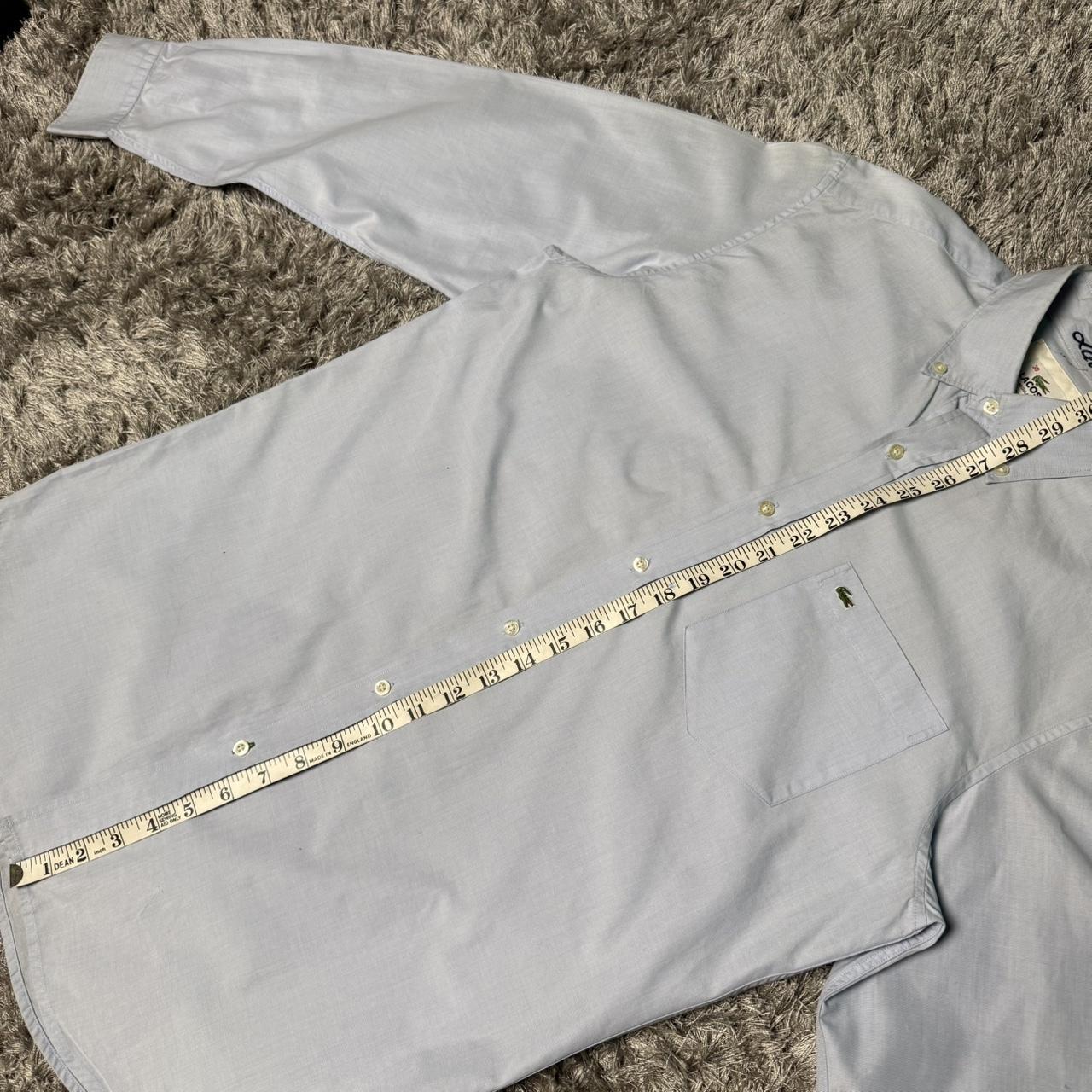 MEN'S VINTAGE LACOSTE BUTTON UP SHIRT SIZE L