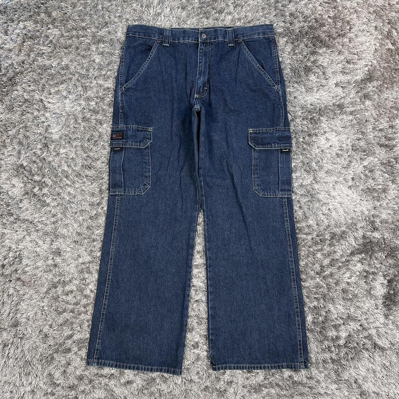 MEN'S WRANGLER BAGGY CARGO JEANS W36 L30