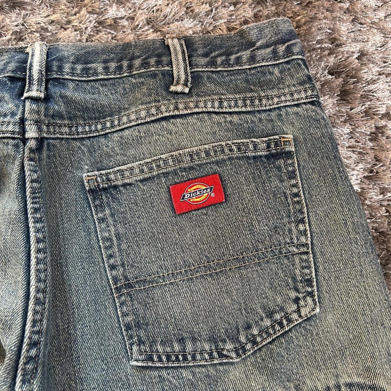 MEN'S DICKIES FADED DENIM JEANS W34 L32