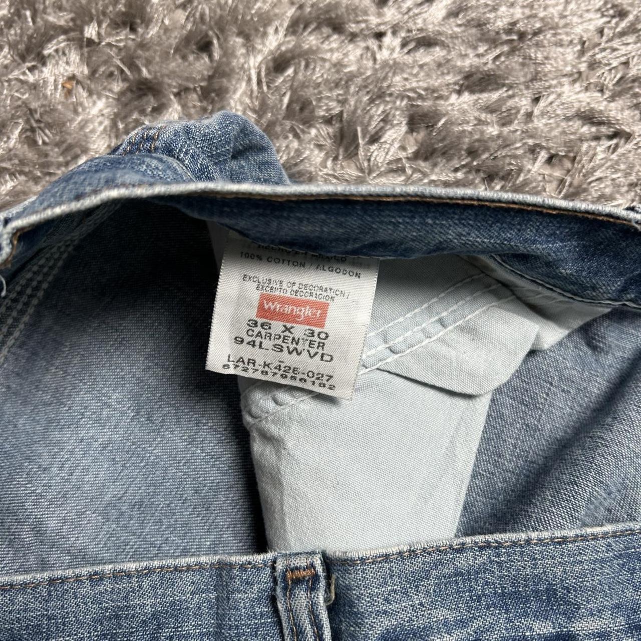 MEN'S WRANGLER STRAIGHT LEG CARPENTER JEANS SIZE W36 L26