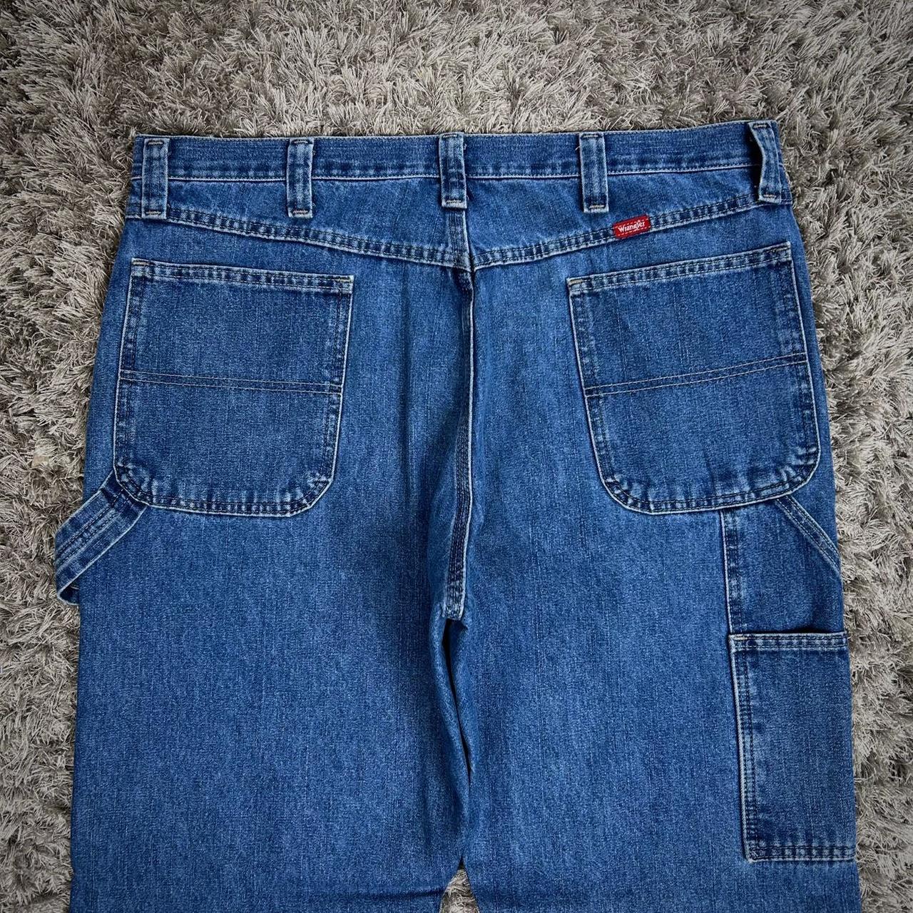 MEN'S VINTAGE WRANGLER STRAIGHT LEG CARPENTER JEANS W38 L32