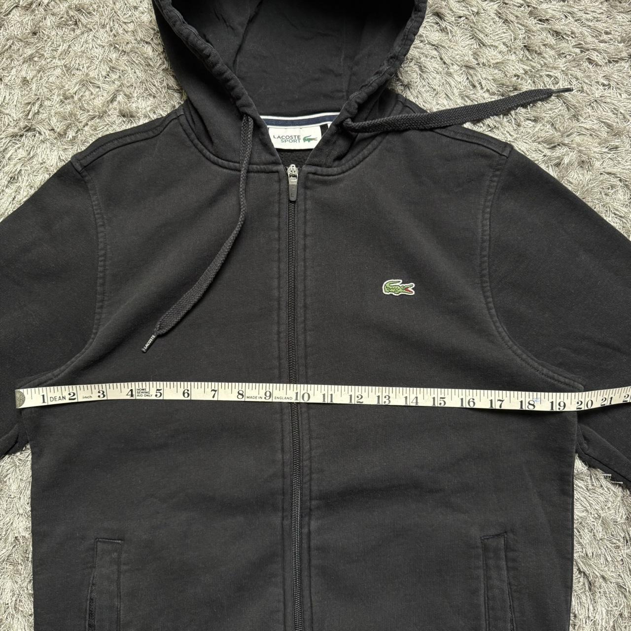 MEN'S VINTAGE LACOSTE FULL ZIP HOODIE SIZE S