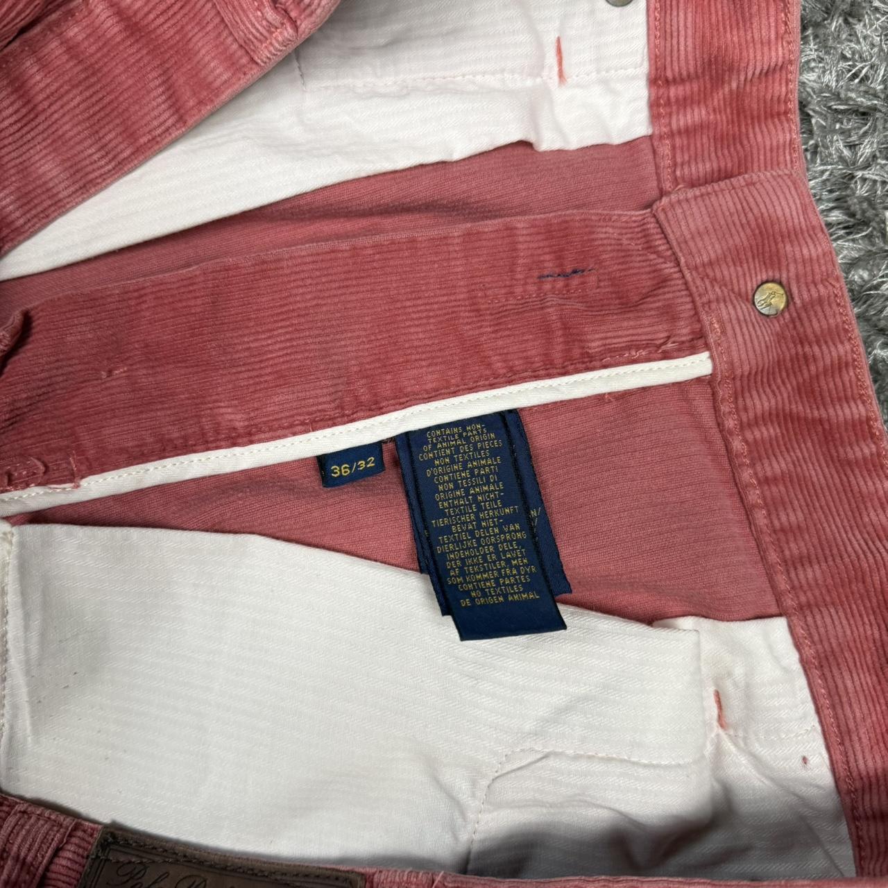 MEN'S POLO RALPH LAUREN CORDUROY TROUSERS W36 L32
