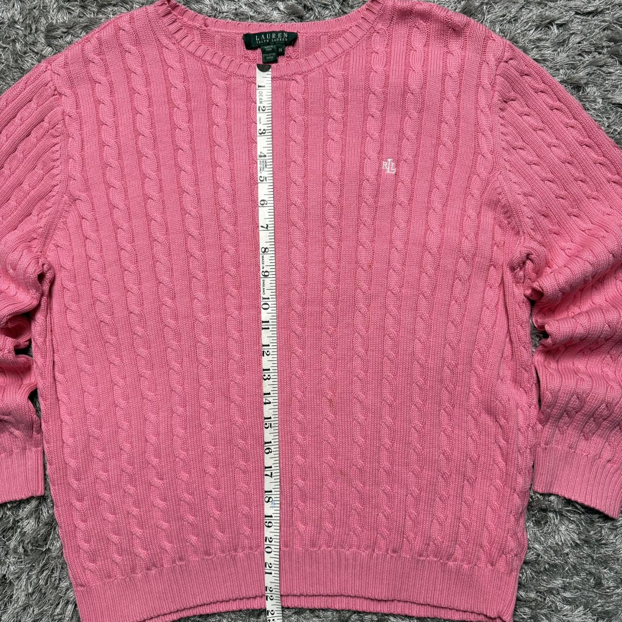 WOMEN'S LAUREN RALPH LAUREN CABLE KNIT JUMPER SIZE 2XL