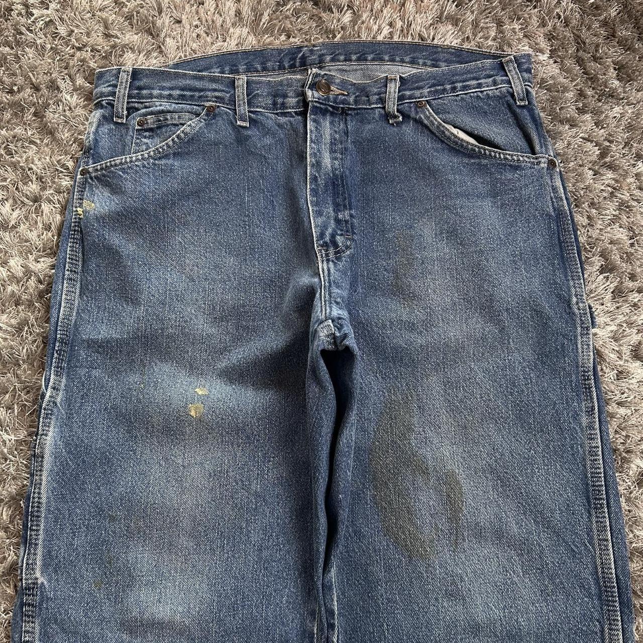 MEN'S DICKIES BAGGY DENIM JEANS W36 L30