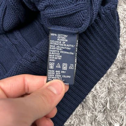 MEN’S TOMMY HILFIGER CABLE KNIT JUMPER SIZE L